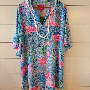 Lilly Pulitzer Delaney Multicolor V-Neck Dress NWT